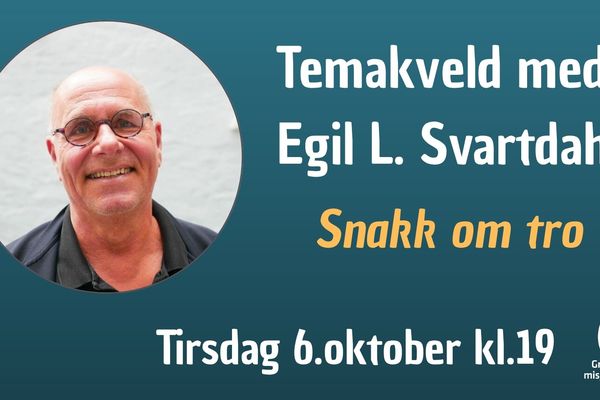 Temakveld med Egil Lund Svartdahl