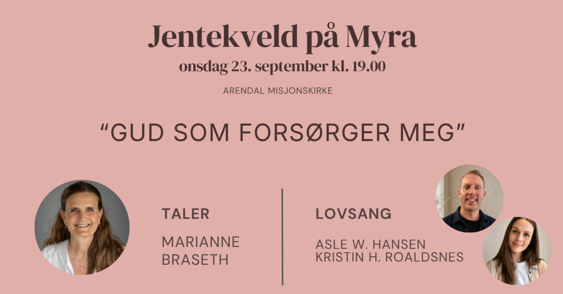 Jentekveld på Myra onsdag 23. september