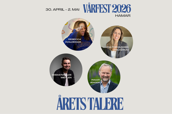 Møt talerne på Vårfest 2026