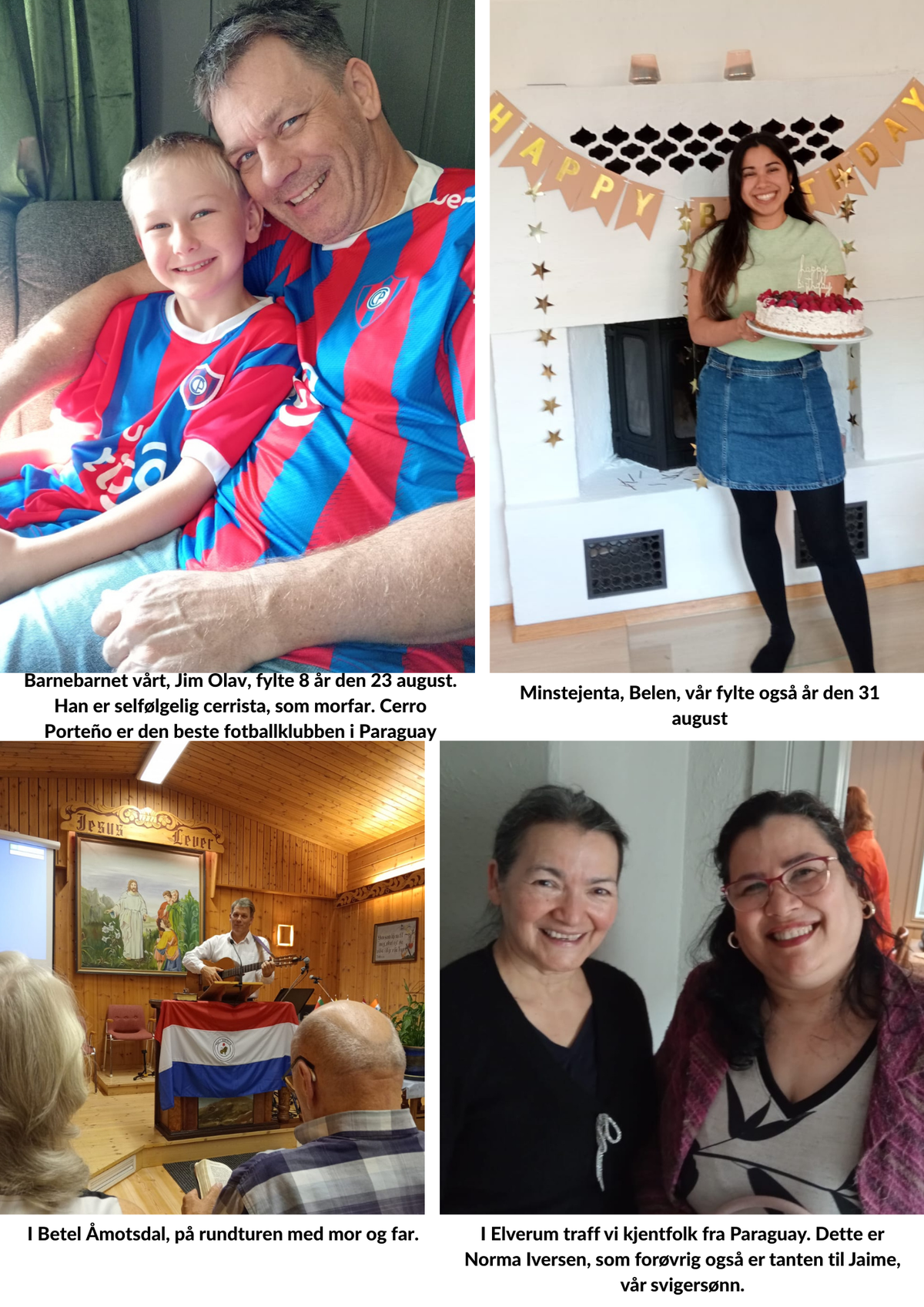 Julehilsen fra Gloria og Olav -Julen 2025