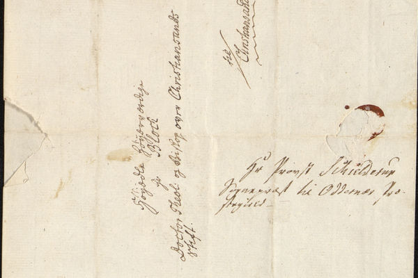 Provst og Sogneprest E.M.  Schielderup i Oddernæs innberetning om Hans Nielsen Hauge. 1804.