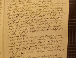 Biskop Nicolai E. Balle (  København )   brev til biskop Jens Bloch om Hans Nielsen Hauge. senhøsten 1804