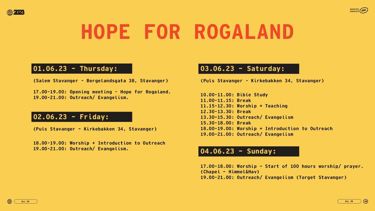 Hope for Rogaland