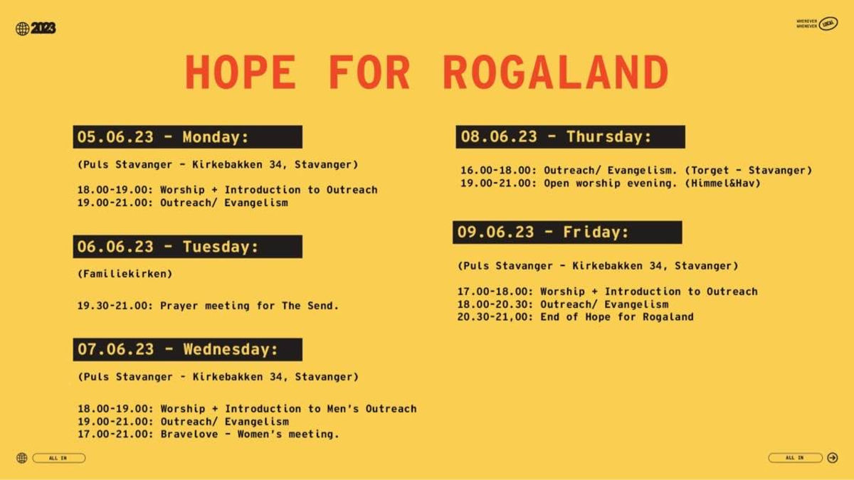 Hope for Rogaland