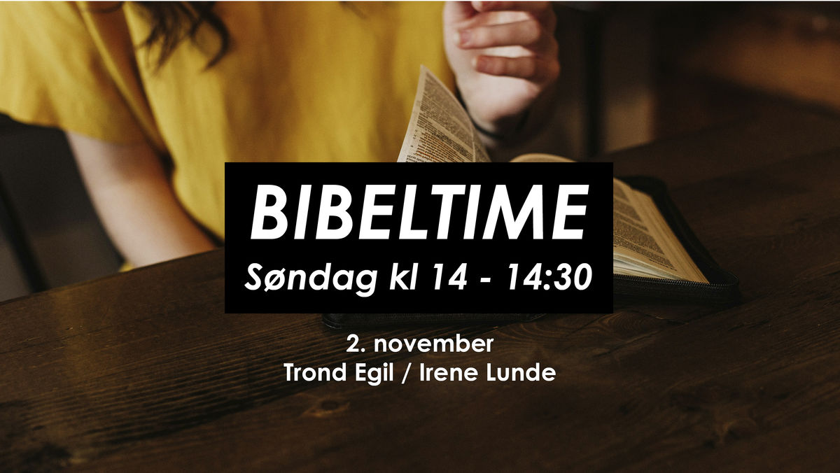 Bibeltime 2. november