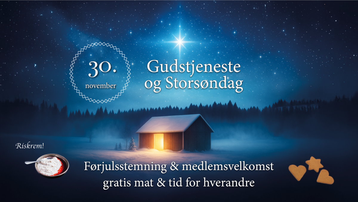 Gudstjeneste kl 12:00 (Harald)