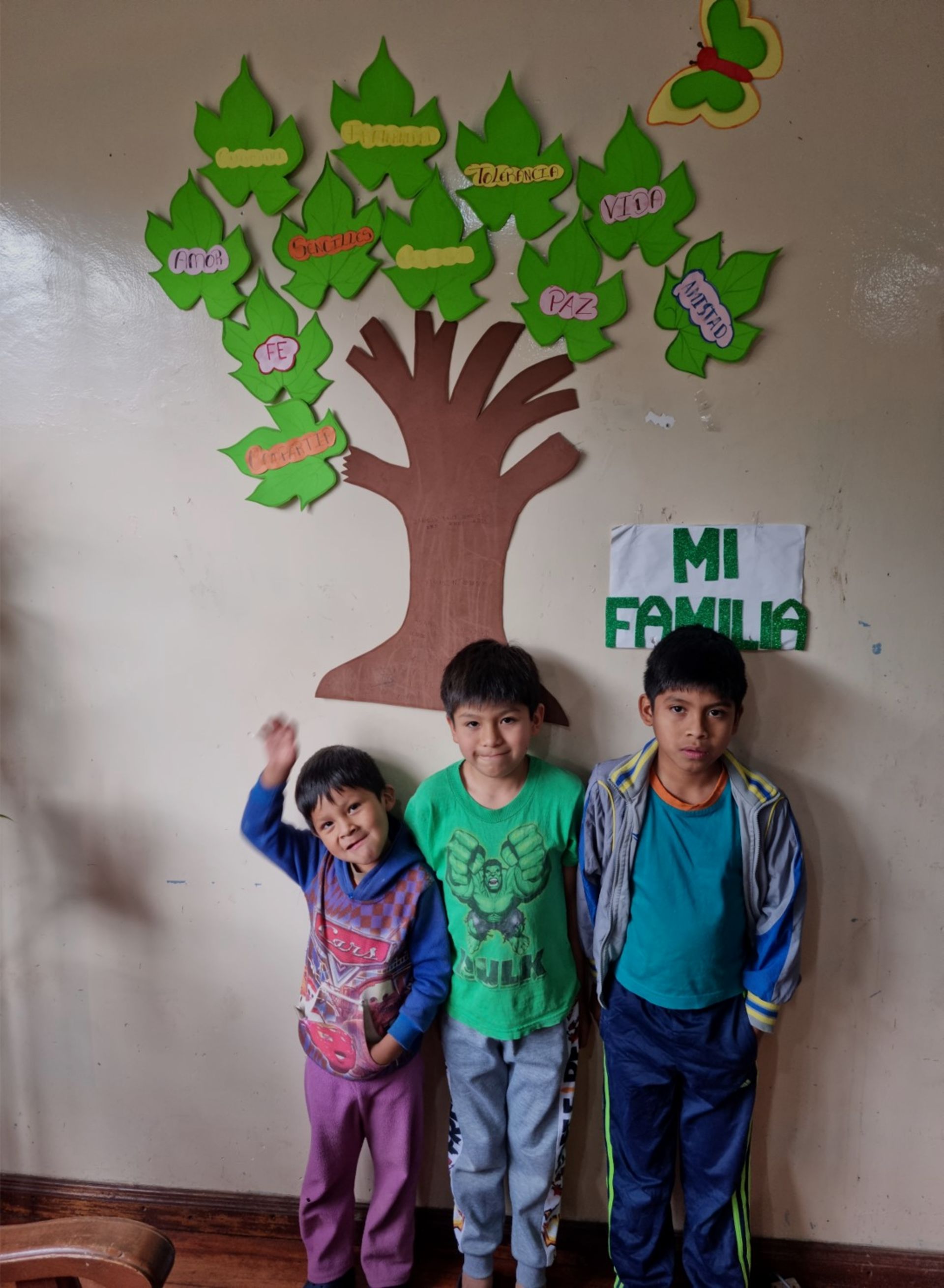 et hjem med trygghet og kjærlighet