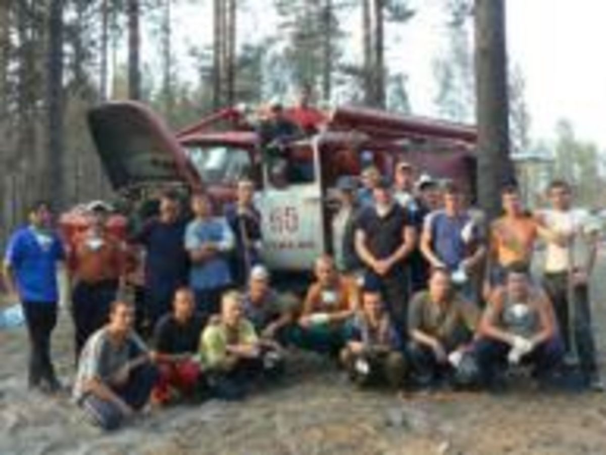 Волонтеры евангельских церквей Нижнего Новгорода приняли участие в тушении лесных пожаров
