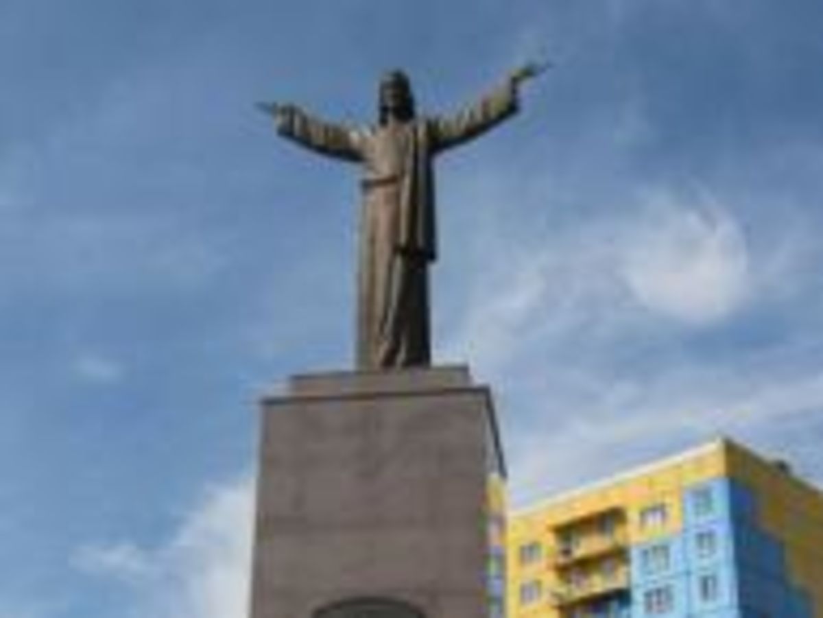 Статуя Христа установлена в г. Прокопьевске  