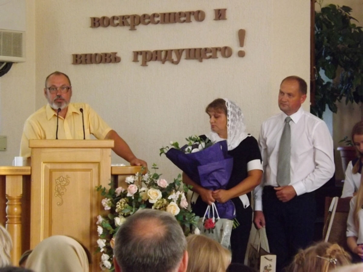 Рукоположение пастора в станице Гостагаевской, Краснодарского края
