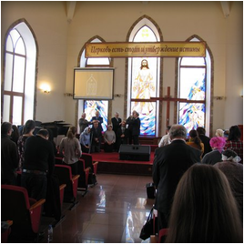 Рукоположение в церкви г. Одинцово, Московский области
