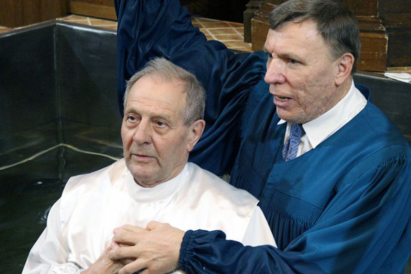 Крещение Московской центральной Церкви ЕХБ в праздник Крещения Господня