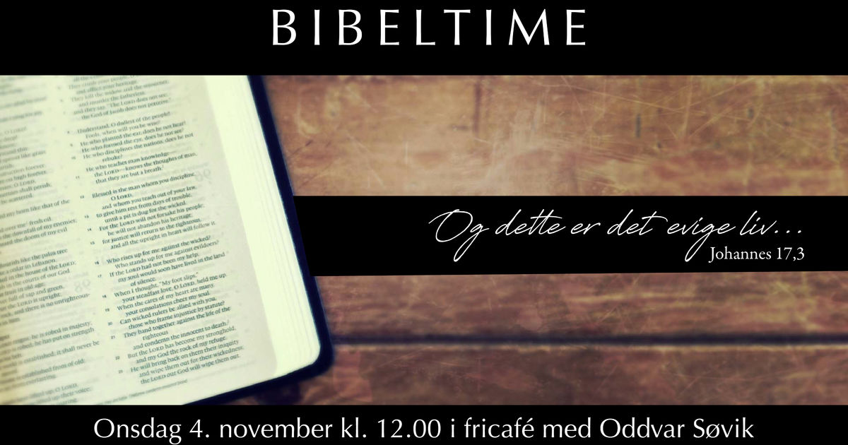 Bibeltime med Oddvar Søvik