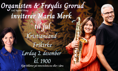 Konsert med Leif Ingvald Skaug/Organisten, Frøydis Grorud og Maria Mork
