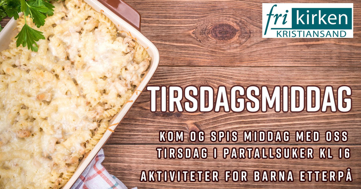 Tirsdagsmiddag