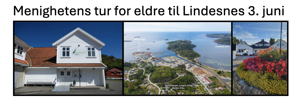 Vårtur til Lindesnes for menighetens eldre
