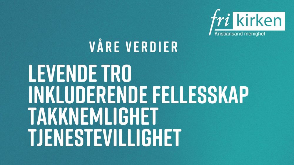 Velkommen til kirka vår!