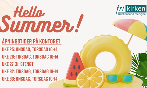 Sommertid i Kristiansand frikirke