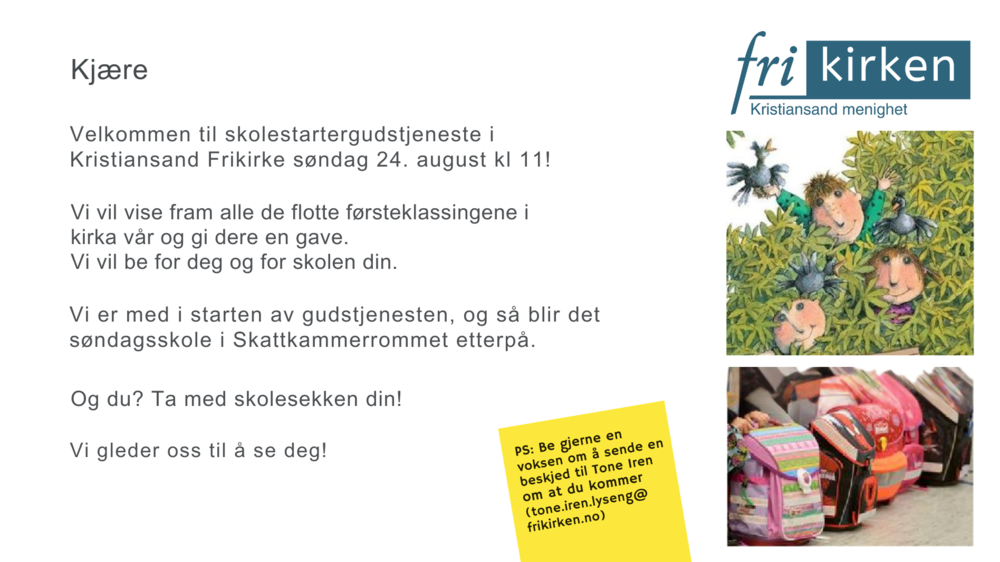 Skolestartere 2025