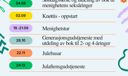 Høsten 2025 for barnefamilier