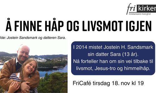 Foredrag: Å finne håp og livsmot igjen