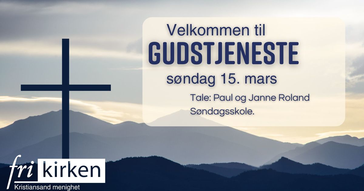 260315 Gudsstjeneste