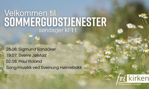 Sommergudstjenester 2026