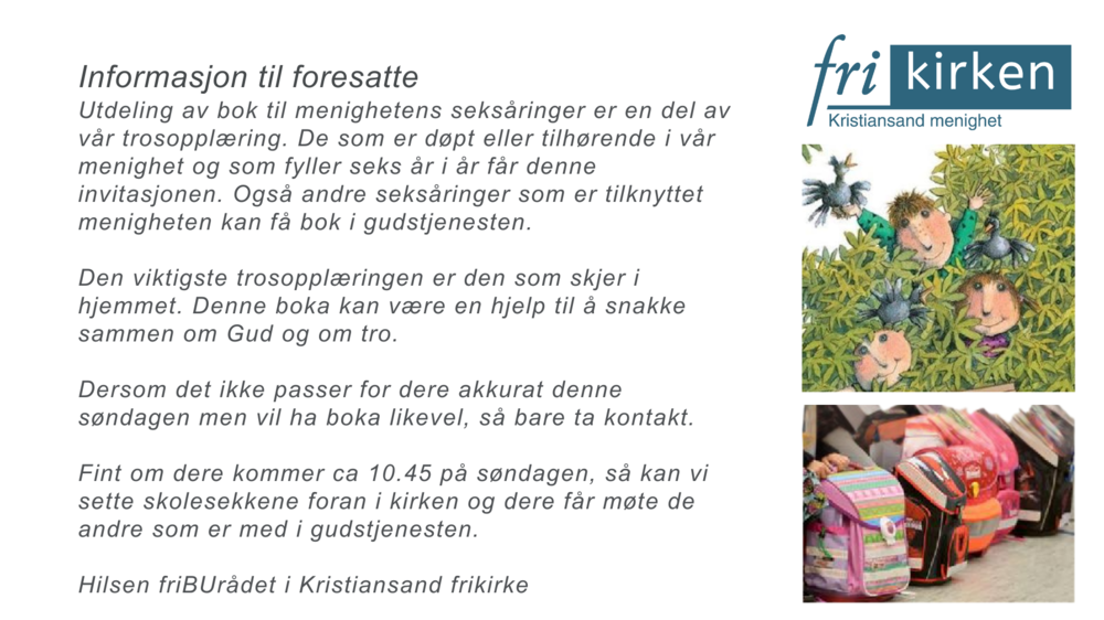 Skolestartmarkering 16. august 2026