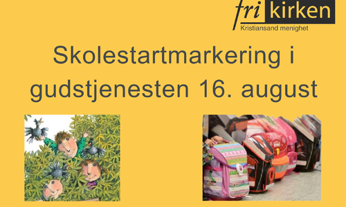 Skolestartmarkering 16. august 2026