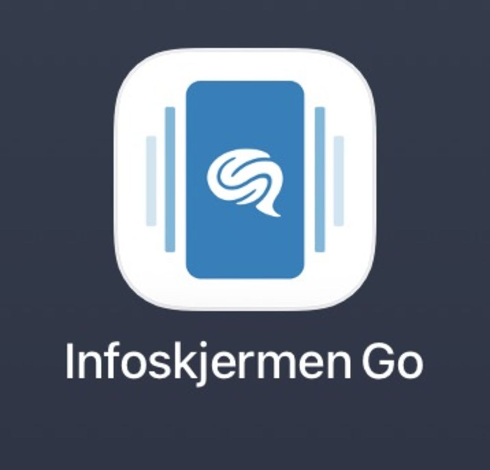 Infoskjermen via QR-kode