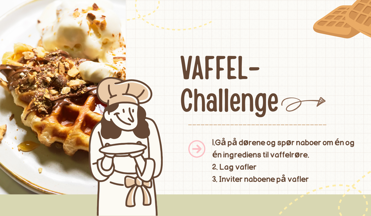 Vi inviterer deg til Vaffel-challenge i høstferien!