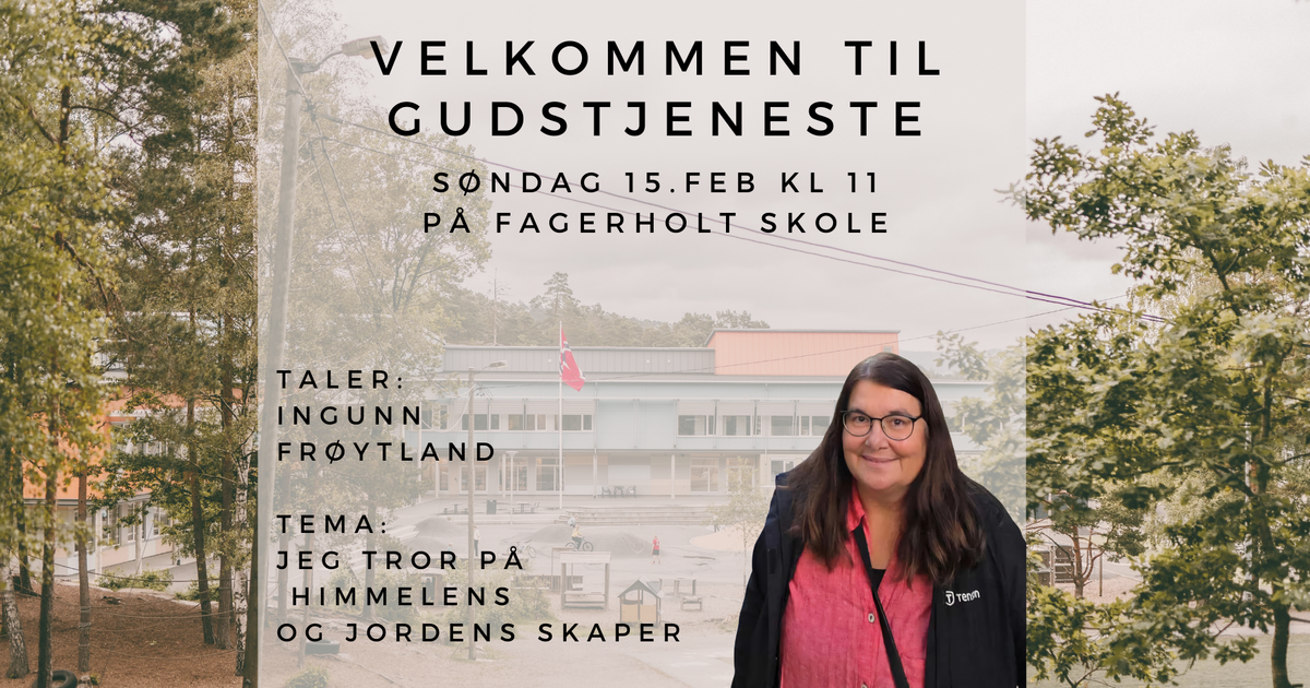 Velkommen til gudstjeneste 15. feb 26 kl 11