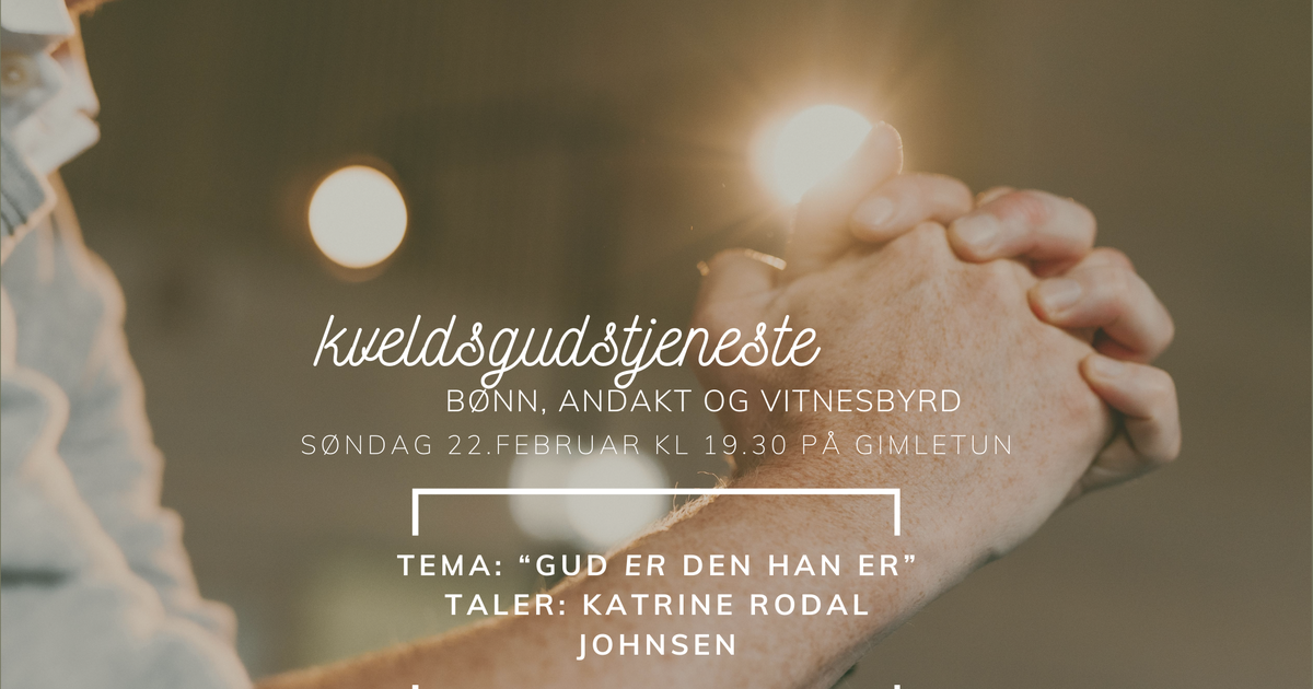 Kveldsgudstjeneste 22.feb 26