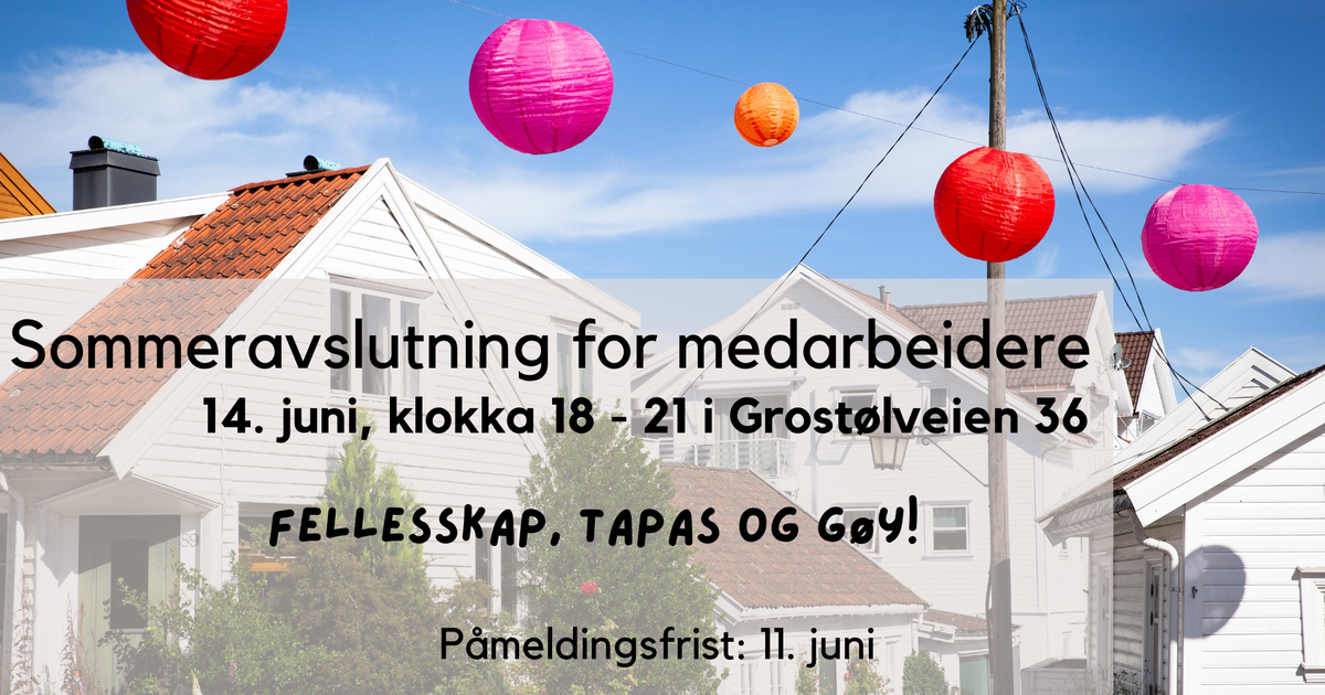 Sommeravslutning for medarbeidere