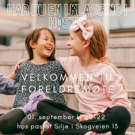 Velkommen til foreldremøter!