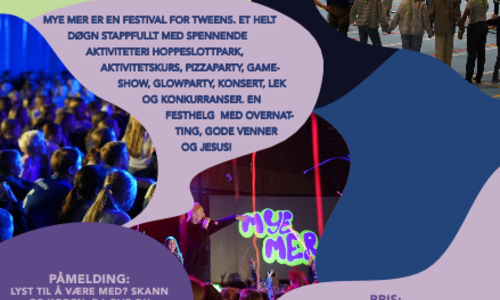 Mye Mer festival 14.-15. nov i Gimlehallen!