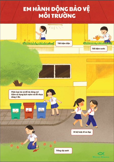 [Poster] Bộ poster Hỗ trợ thực hiện giảng dạy và Truyền thông nâng cao nhận thức