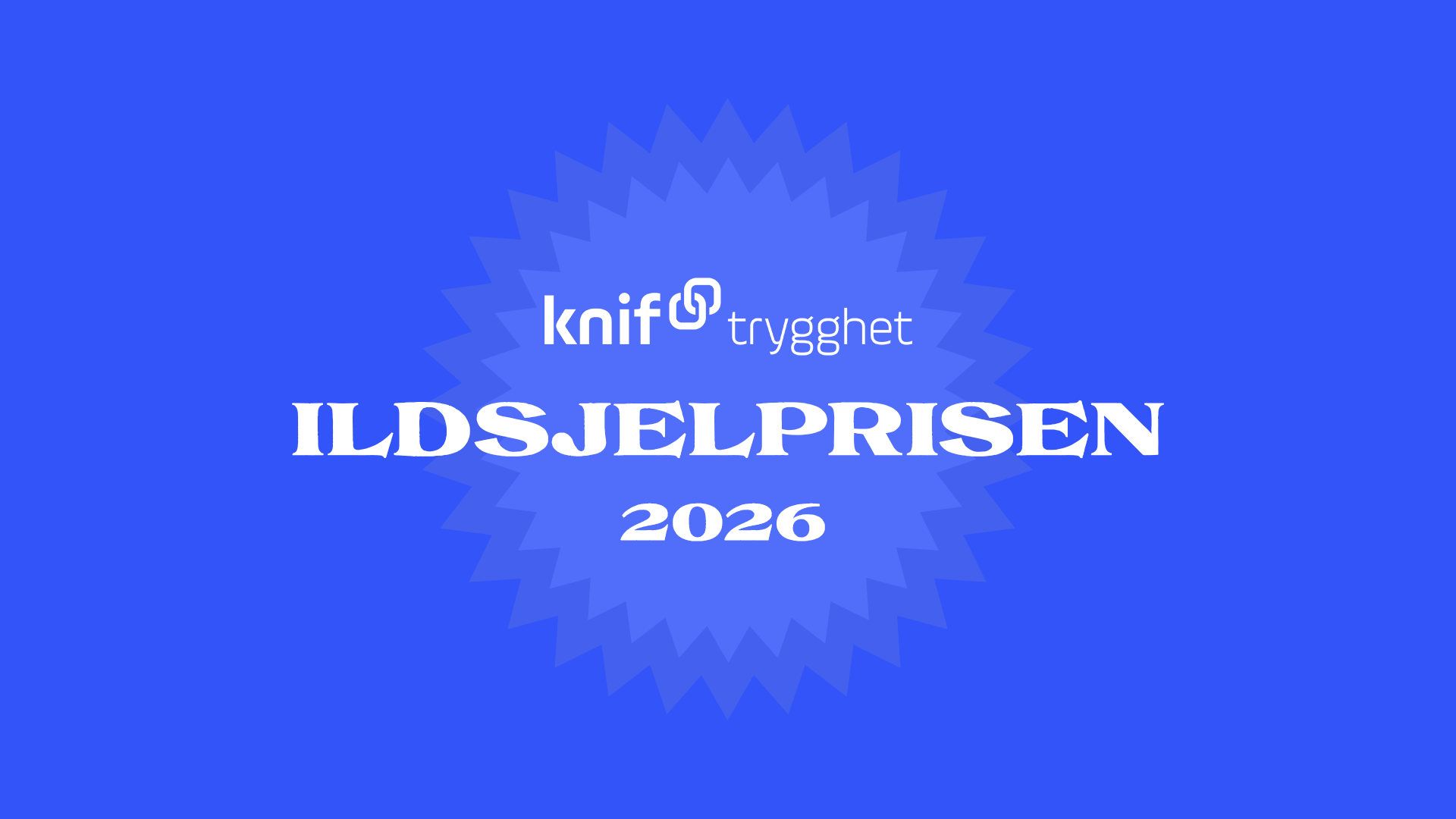 Knif Trygghet Ildsjelpris 2026
