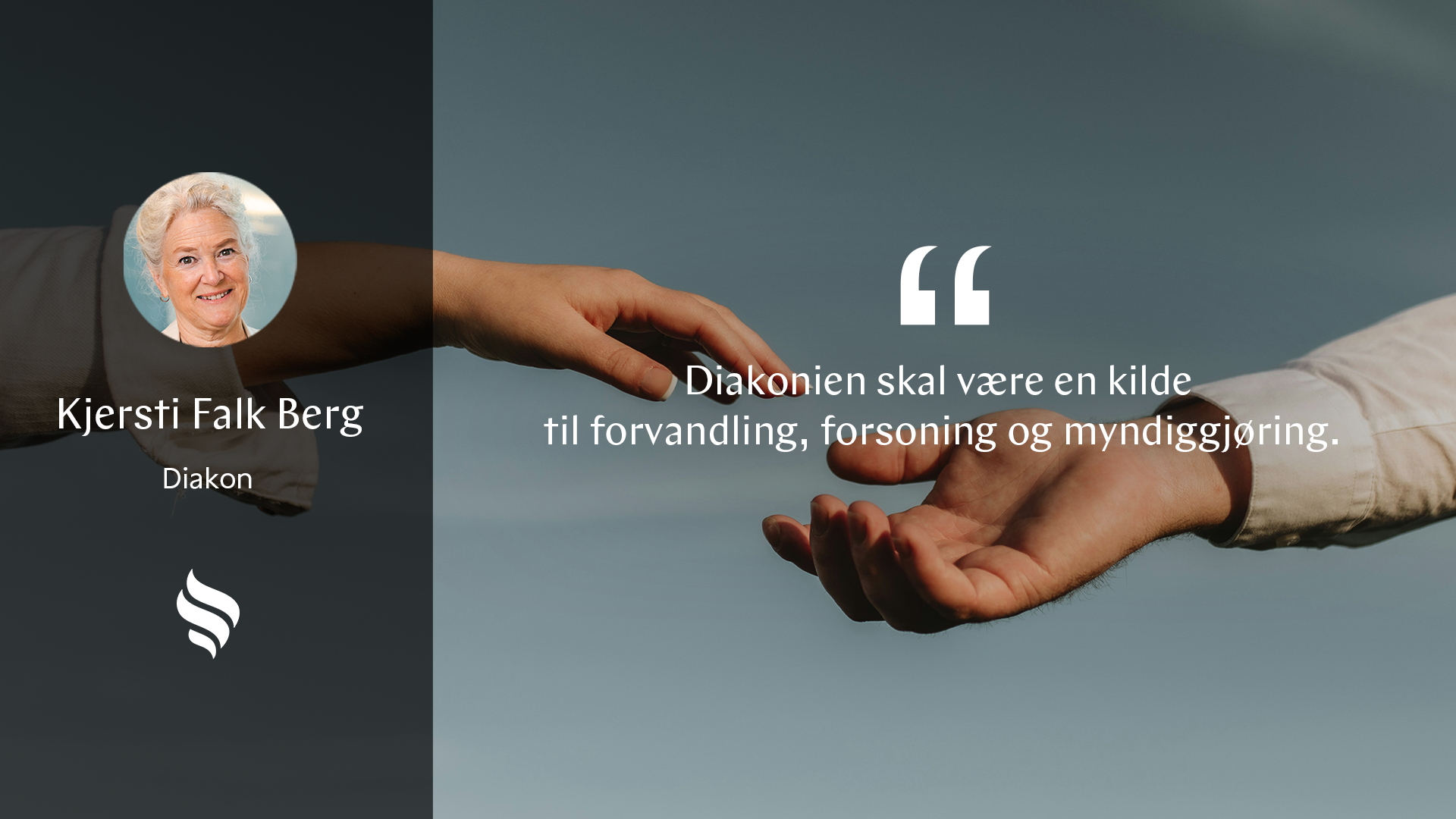 Diakoni er ikke veldedighet