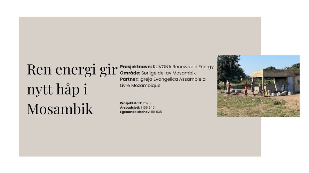 Fornybar energi i Mosambik