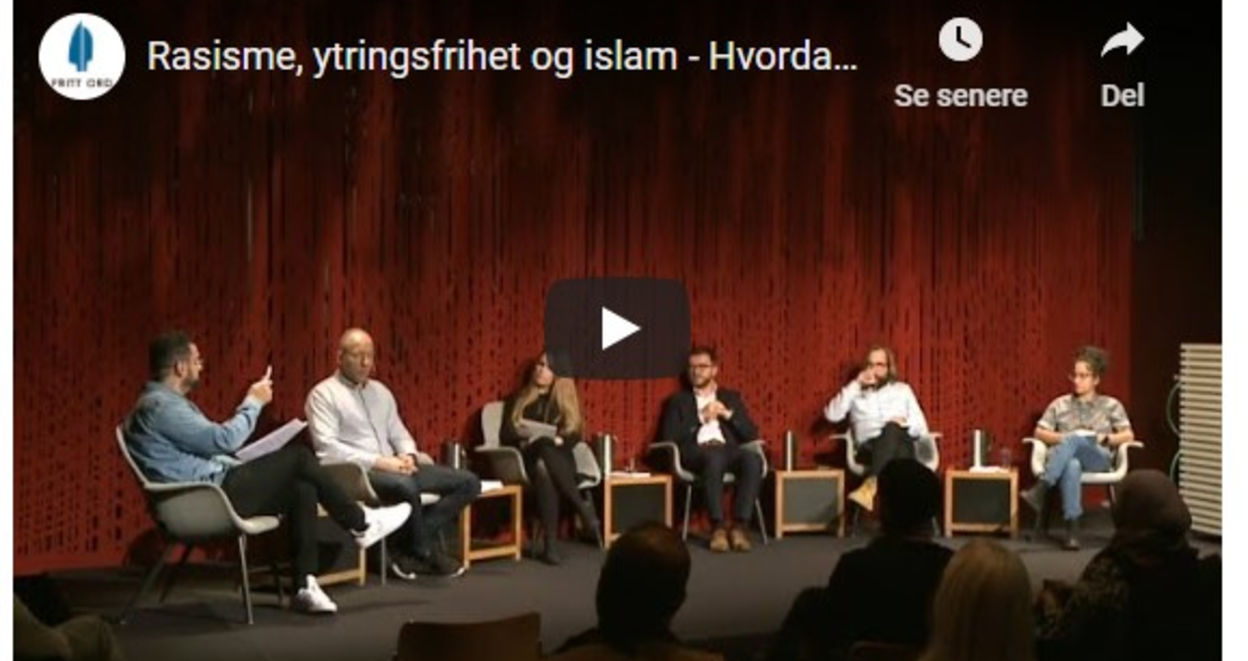 Samtale om rasisme, ytringsfrihet og Islam