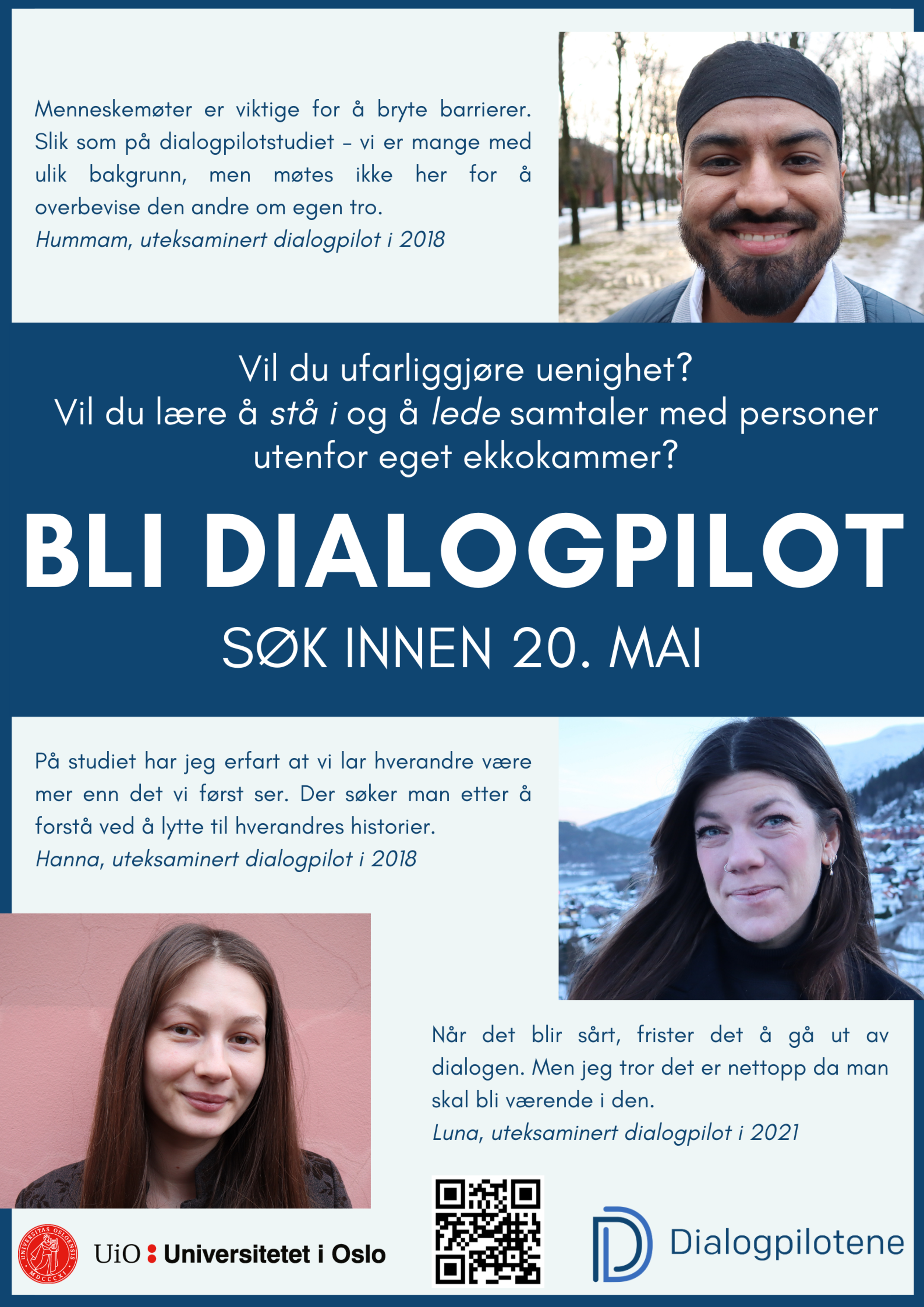 BLI DIALOGPILOT – SØK INNEN 20. MAI!