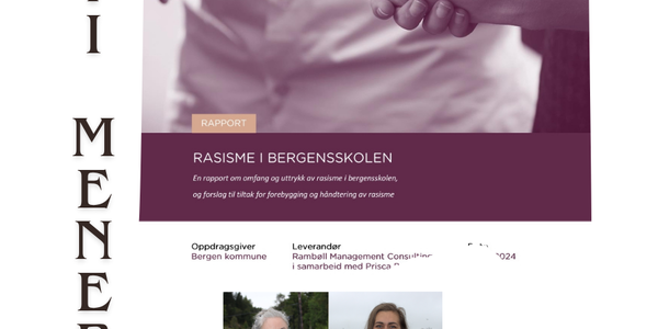 Kronikk; Rasisme i Bergensskolen - et felles anssvar
