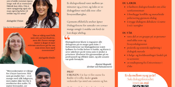 BLI DIALOGPILOT – SØK INNEN 20. MAI