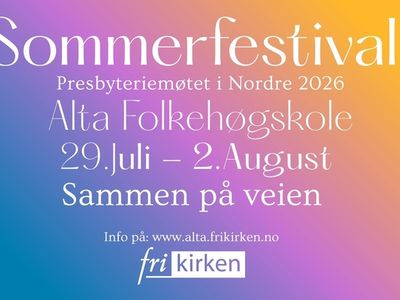 Sommerfestival 2026 i Nordre med presbyteriemøte