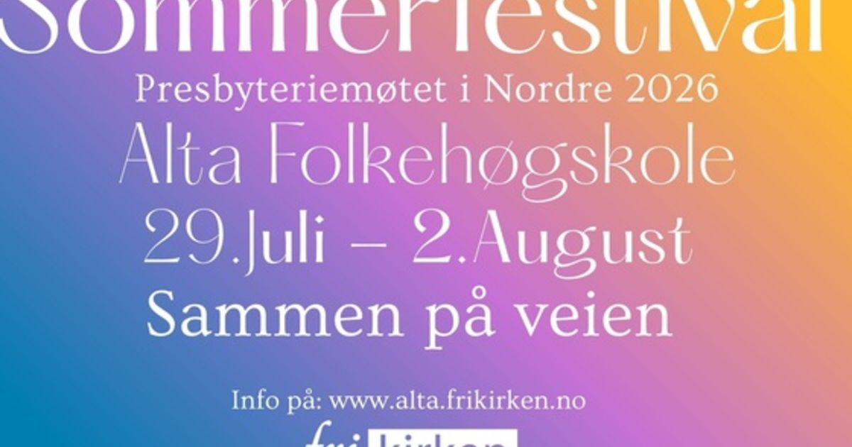 Sommerfestival 2026 i Nordre med presbyteriemøte