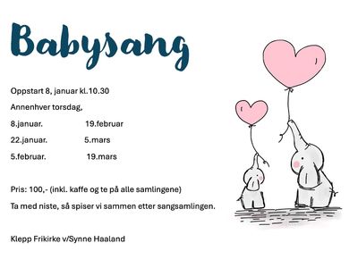 Babysang våren 2026