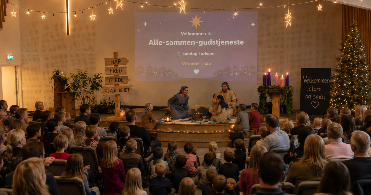 Alle-sammen-gudstjeneste 1.søndag i advent