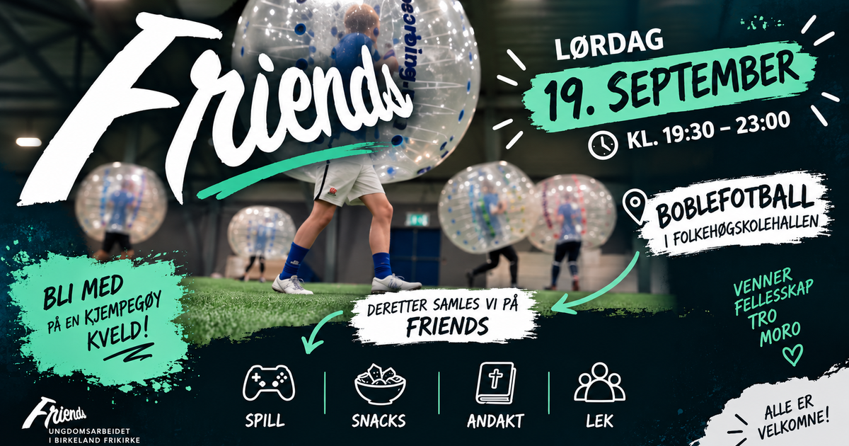 Friends lørdag 19.september