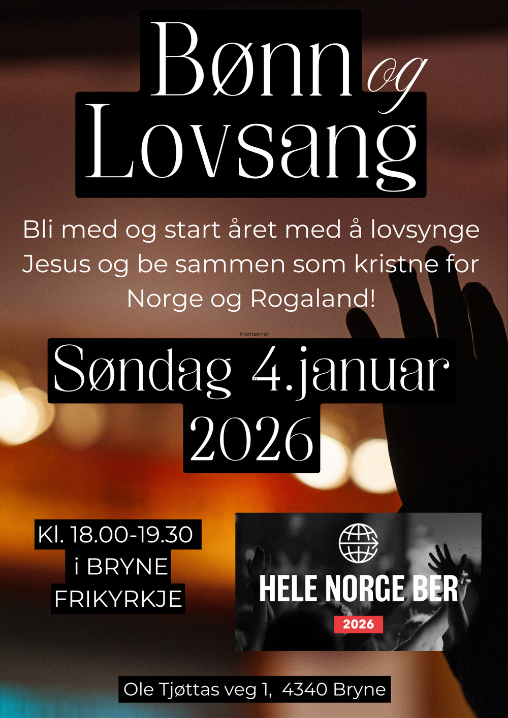 bønn og lovsang